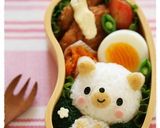 さつま揚げくまちゃん＊キャラ弁作り方6写真