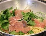 生ハムとルッコラのパスタ作り方6写真