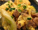 ■ボリューム満点！牛肉と豆腐の卵とじ■作り方5写真