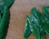 きぬさやと昆布の佃煮のたまごとじ作り方2写真