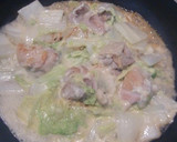 白菜丸ごと使います、チーズしょうゆ蒸し♬作り方6写真