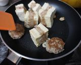 豆腐ステーキ✿挽肉を挟んでメインおかず♪作り方10写真