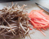 ごぼうの風味が美味しい私のきんぴら♬作り方1写真
