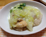 白菜と帆立の中華風クリーム煮作り方6写真