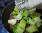 ✿　青梗菜　と　肉炒め　✿作り方4写真