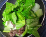 ✿　青梗菜　と　肉炒め　✿作り方5写真
