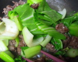 ✿　青梗菜　と　肉炒め　✿作り方6写真