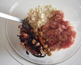 鶏ひき肉巾着の旨煮（豆腐＆ひじき入）作り方2写真