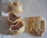 鶏ひき肉巾着の旨煮（豆腐＆ひじき入）作り方3写真