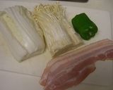 白菜ﾍﾙｼｰ♪ｽｰﾌﾟﾊﾟｽﾀ作り方1写真