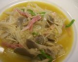 白菜ﾍﾙｼｰ♪ｽｰﾌﾟﾊﾟｽﾀ作り方4写真