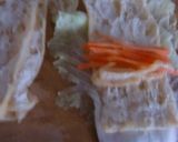 油揚げとニンジンを芯にして、ロール白菜♬作り方3写真