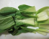 簡単♪チンゲン菜と玉子のオイスター炒め作り方1写真