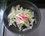 とろりん✿大根・白菜・かにかまの卵とじ☆作り方4写真