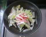 とろりん✿大根・白菜・かにかまの卵とじ☆作り方5写真