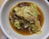 白菜・豚肉・なめこのあっさり煮作り方6写真