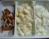 白菜とさつま揚げのさっと煮！！作り方1写真