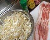 ⁂家計の友⁂もやしと豚肉の塩炒め作り方1写真