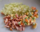 なつかしい♫フツ～の＊ナポ飯＊作り方1写真