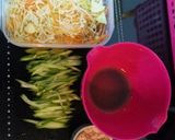 きゅうりと千切り野菜のツナサラダ作り方1写真