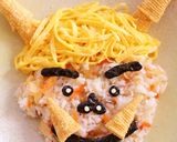 節分に♬散らし寿司でとんがりツノの鬼くん作り方8写真
