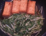 厚揚げと水菜の炒め煮☆作り方3写真