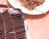 バレンタインにキューブ型ポッキーチョコ☆作り方1写真