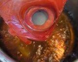 金目鯛の煮つけ（かぶと煮）作り方4写真