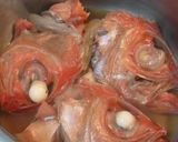 金目鯛の煮つけ（かぶと煮）作り方7写真