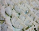 白菜としいたけたっぷり餃子作り方4写真