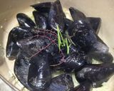 ムール貝のクリーム蒸し作り方2写真