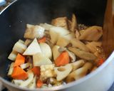 れんこんたっぷり☆めんつゆｄｅ筑前煮☆作り方4写真