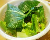 ✿なめことほうれん草のお味噌汁✿作り方1写真