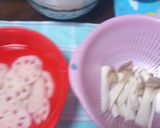 冬野菜と鮭のポン酢炒め☆作り方1写真