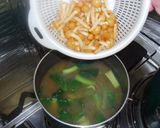 ✿なめことほうれん草のお味噌汁✿作り方5写真