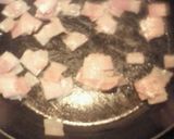 白菜とベーコンとコーンの炒め物作り方1写真