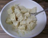 水菜たっぷりポテトサラダ作り方4写真