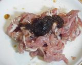 台湾料理～小松菜と豚肉の沙茶醤炒め作り方2写真