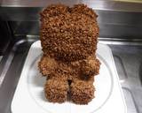 3D立体＊チョコのクマちゃんケーキ♪作り方15写真