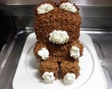 3D立体＊チョコのクマちゃんケーキ♪作り方17写真