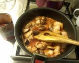 鶏肉とキノコのトマト煮作り方5写真