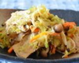 豚肉と千切りキャベツのにんにく醤油炒め作り方6写真
