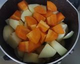 肉なしでもコク旨♡焼肉のたれで無水肉じゃが作り方4写真