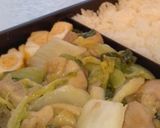 白菜と鶏もも肉のうまうまコンソメ(^^♪作り方3写真