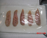 ささみのたらこマヨ焼き作り方1写真