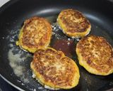 リメイク☆カボチャの煮物でカボチャバーグ作り方3写真