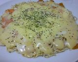 そうめんｄｅピザ作り方4写真