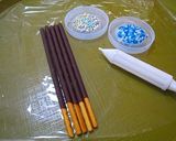 ミルキーウェイなデコポッキー作り方1写真