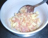 鶏肉入り焼きチーズDEフライパンピザ♡作り方2写真
