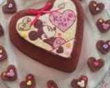 ミッキーキャラチョコのチョコレートケーキ作り方15写真
